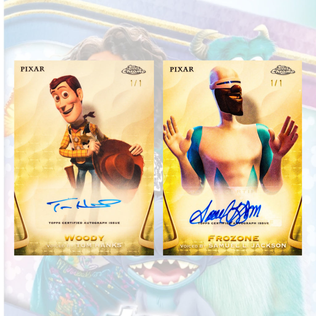 พร้อมส่ง! แยกซอง การ์ดสะสม 2025 Topps Chrome Disney รุ่น Value Box