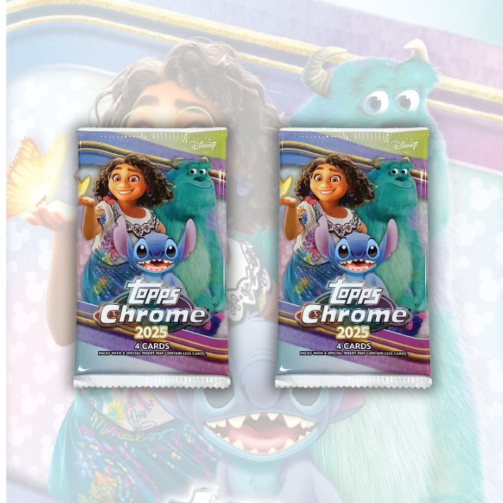 พร้อมส่ง! แยกซอง การ์ดสะสม 2025 Topps Chrome Disney รุ่น Value Box