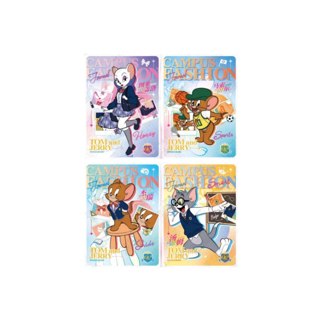 [ พร้อมส่ง! ] ยกกล่อง การ์ดสะสมการ์ตูน ทอม แอนด์ เจอร์รี่ Tom And Jerry Kayou
