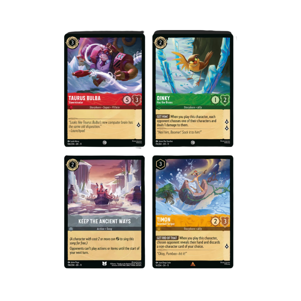 [ ยกกล่อง ]  การ์ดเกม Disney Lorcana Winterspell Trading Card Game Booster Box (p3)