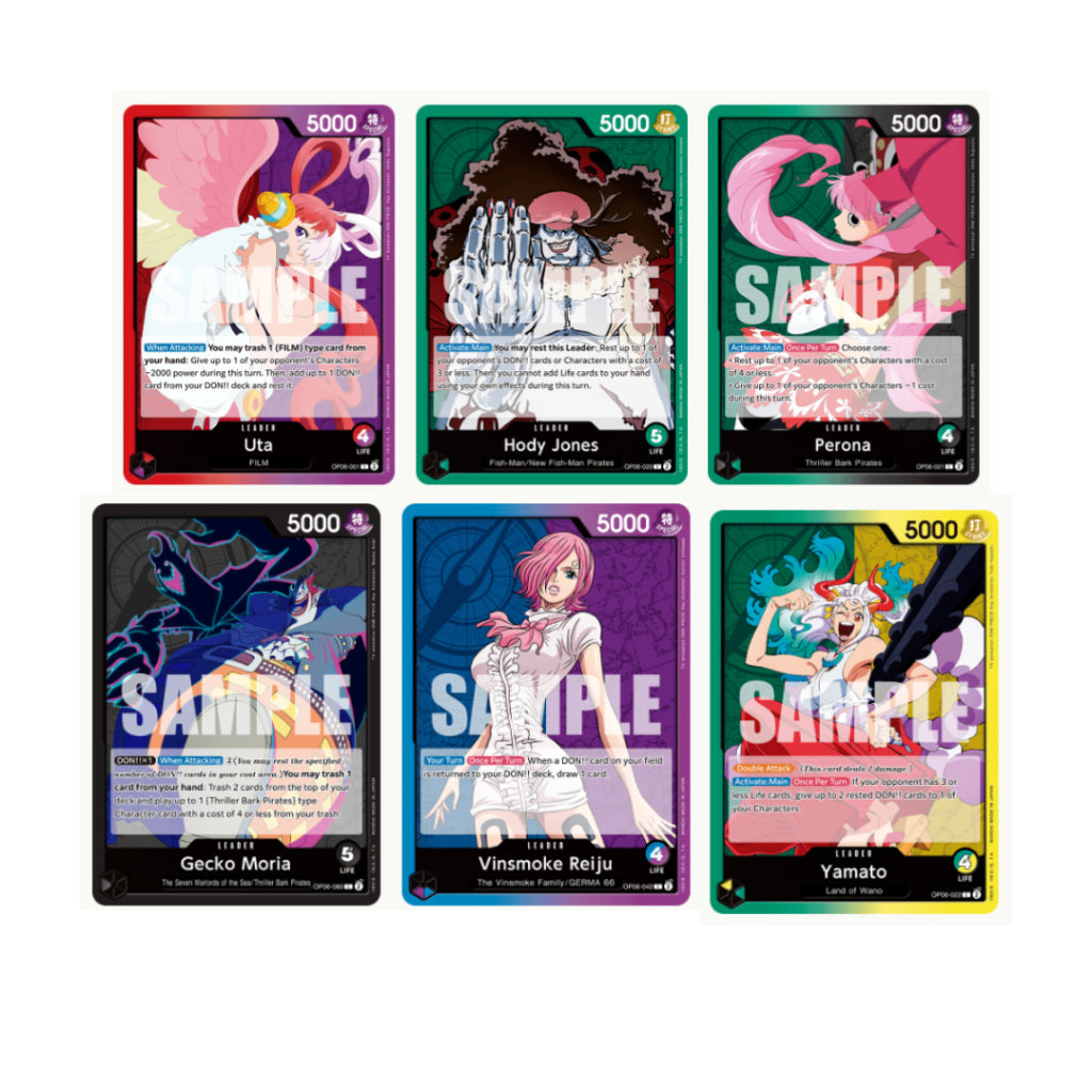 [ 1 ซอง ] ONE PIECE CARD GAME : WINGS OF THE CAPTAIN BOOSTER PACKS [OP06] Ver.English (p3)(80g)