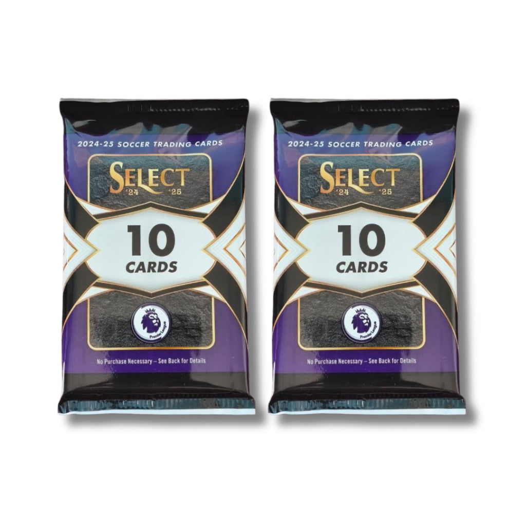 [พร้อมส่ง!!] ยกกล่อง การ์ดสะสมฟุตบอล 2024-25 Panini Select Premier League Soccer Mega Box (Pink)