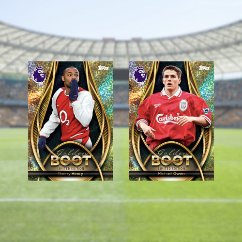 [ พร้อมส่ง! ] การ์ดฟุตบอล Topps Premier League 2026 - Debut Edition - Golden Boot Tin