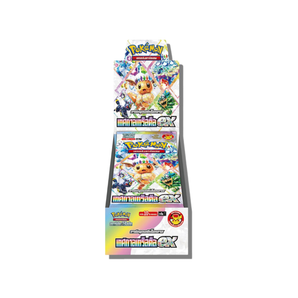 [ ยกกล่อง ] กล่องการ์ดเกม โปเกมอน การ์ดชุดเสริม "เทศกาลเทรัสตัลex" SV8a T + " วิวัฒนาการเมก้า ดรีม ex " MA3