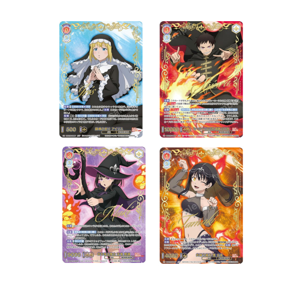 [ ยกกล่อง ] การ์ดเกม Weiss Schwarz Blau Fire Force Season 3 Booster Box (p3)