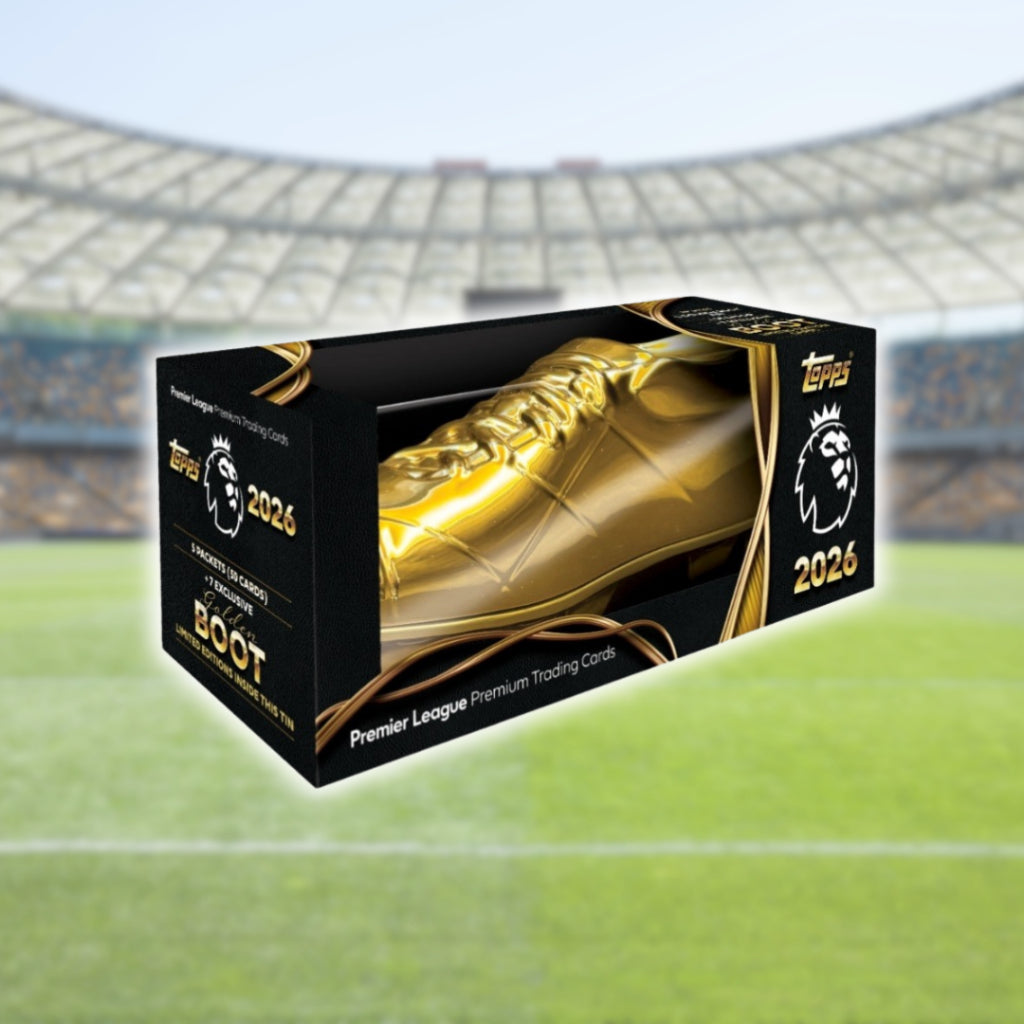 [ พร้อมส่ง! ] การ์ดฟุตบอล Topps Premier League 2026 - Debut Edition - Golden Boot Tin