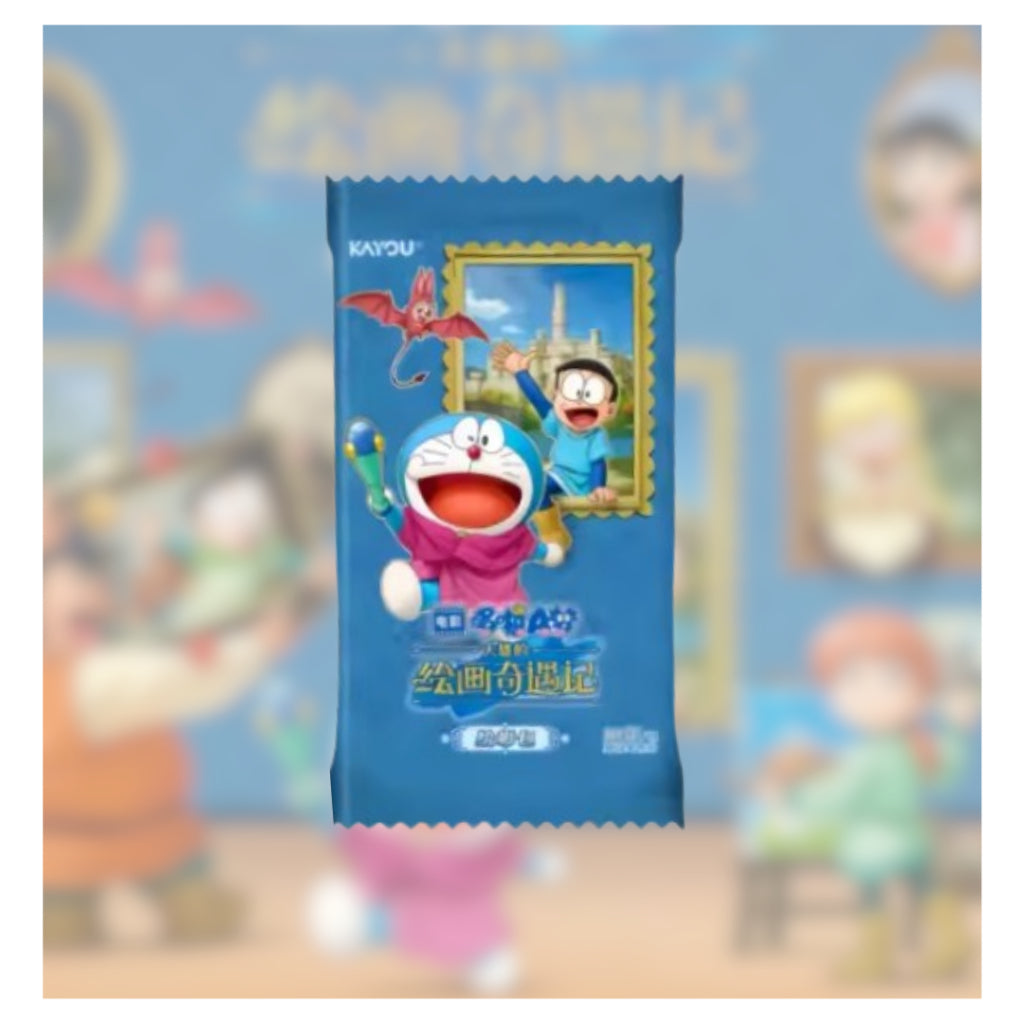 [ พร้อมส่ง! ] ยกกล่อง การ์ดสะสม โดราเอมอน เดอะมูฟวี่ 2025 : Nobita's Art World Tales Kayou