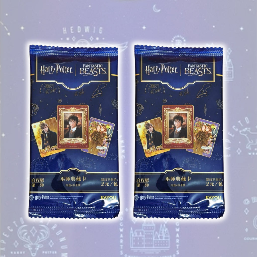 [ แยกซอง ] 2025 Harry Potter Kayou Collection Trading Card Fantastic Anime ( Cards 30 Packs )