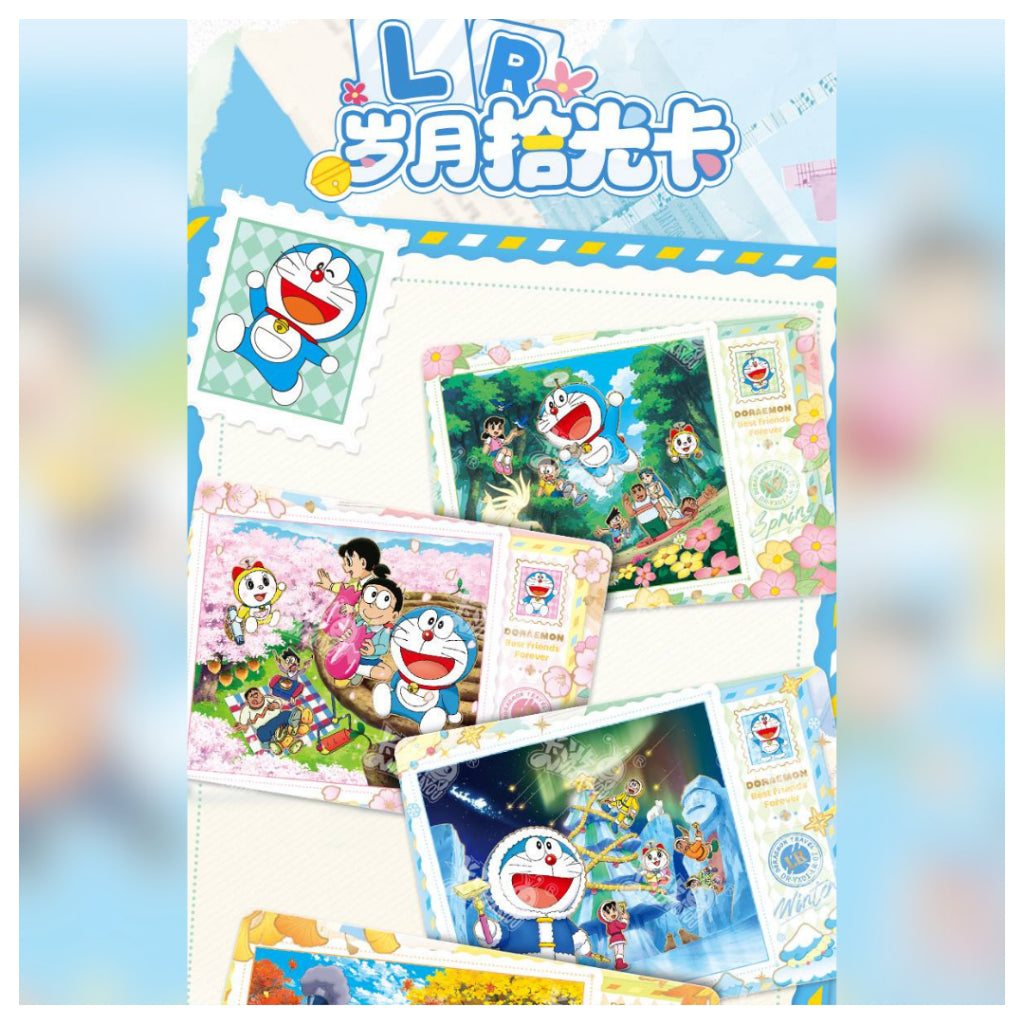 [ ยกกล่อง ] การ์ดสะสม โดราเอมอน 2025 : Kayou Doraemon Peripheral Time Adventure Series