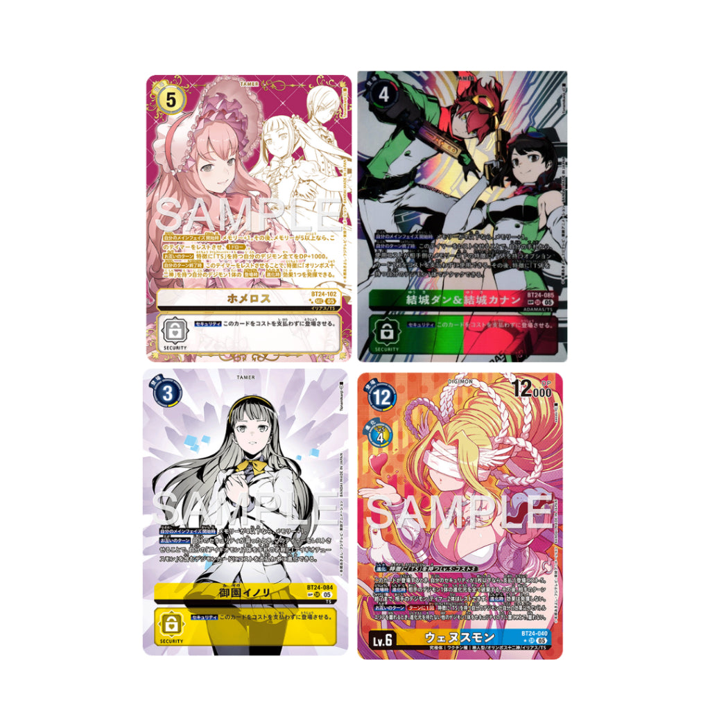 [ ยกกล่อง ]  Digimon Card Game BOOSTER BOX [BT24] TIME STRANGER