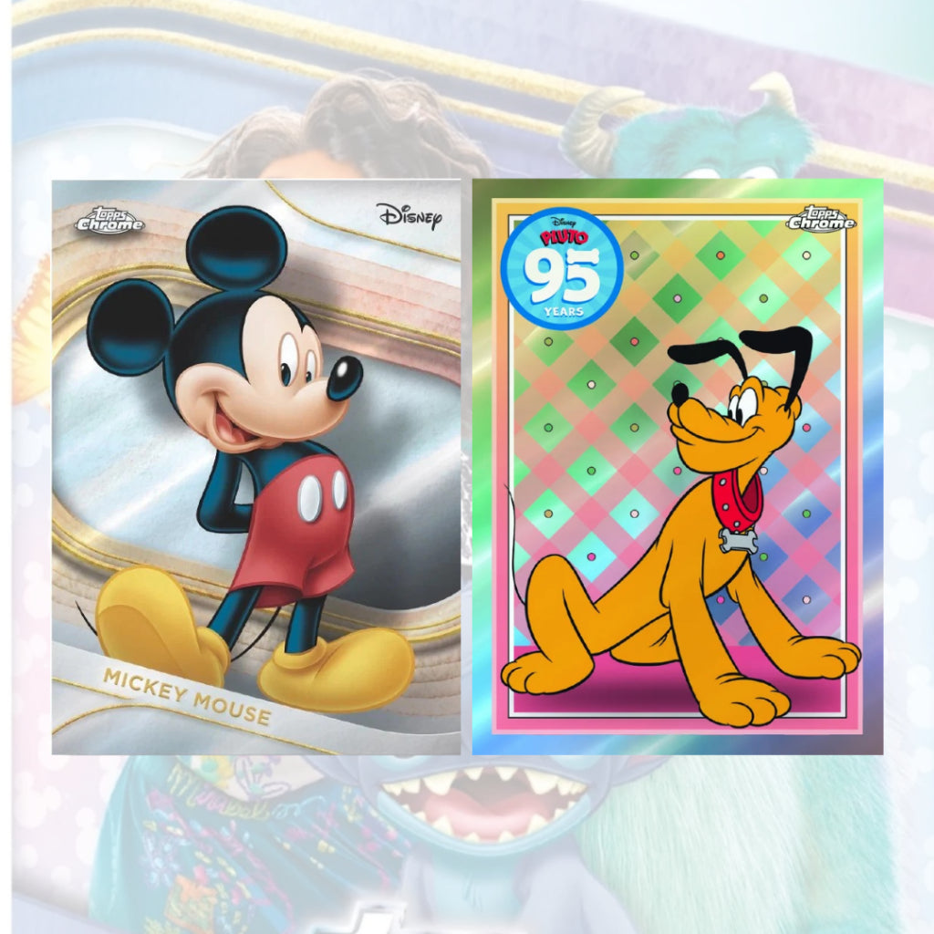 พร้อมส่ง! แยกซอง การ์ดสะสม 2025 Topps Chrome Disney รุ่น Value Box