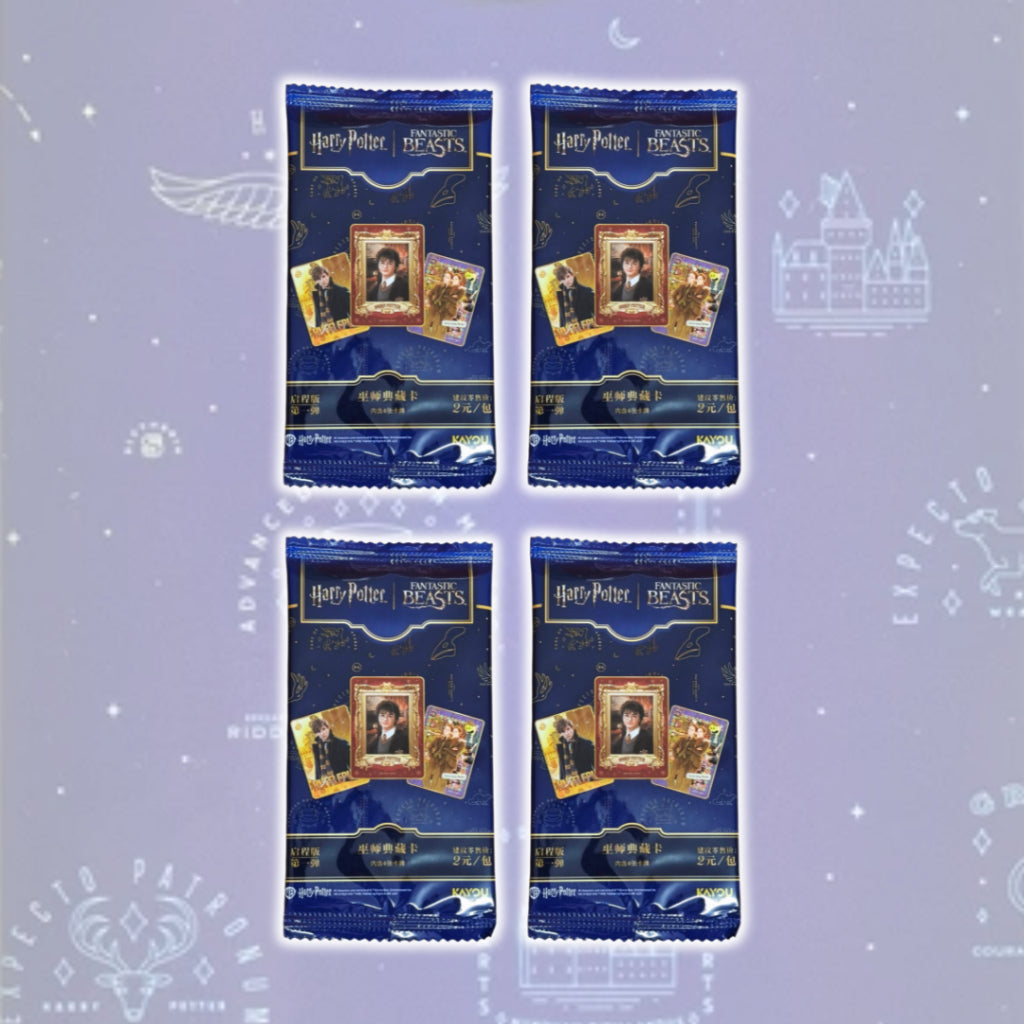 [ แยกซอง ] 2025 Harry Potter Kayou Collection Trading Card Fantastic Anime ( Cards 30 Packs )