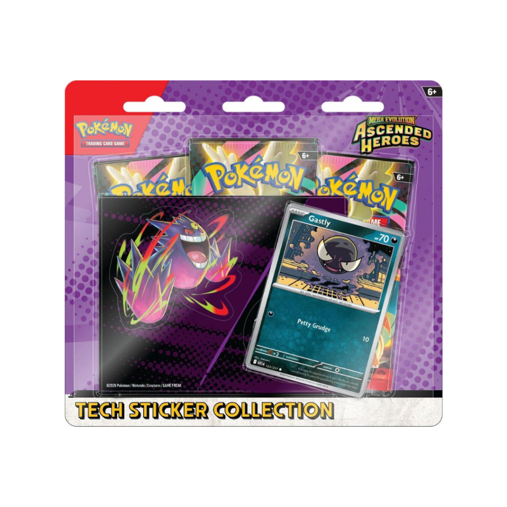 [ แยกแพ็ค ] Pokémon TCG: Mega Evolution—Ascended Heroes Tech Sticker Collection (p3)