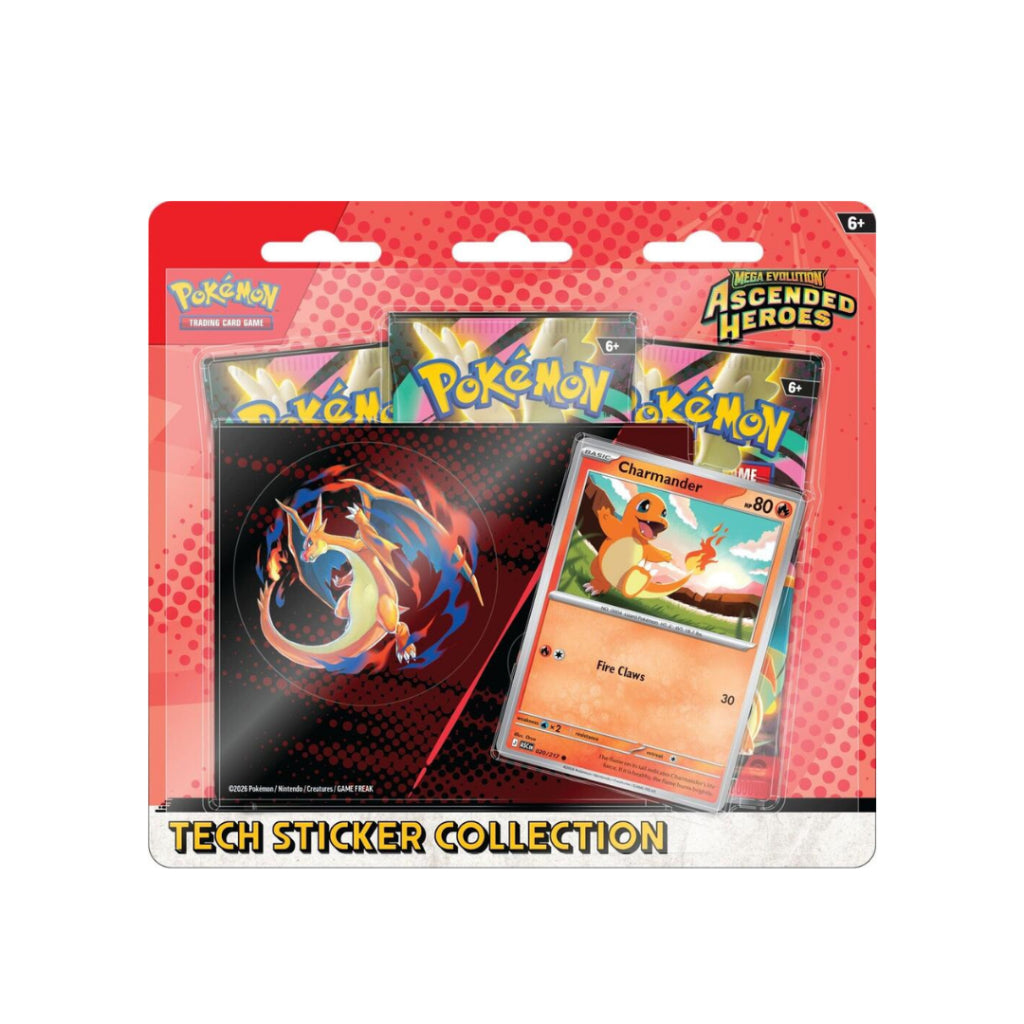 [ แยกแพ็ค ] Pokémon TCG: Mega Evolution—Ascended Heroes Tech Sticker Collection (p3)