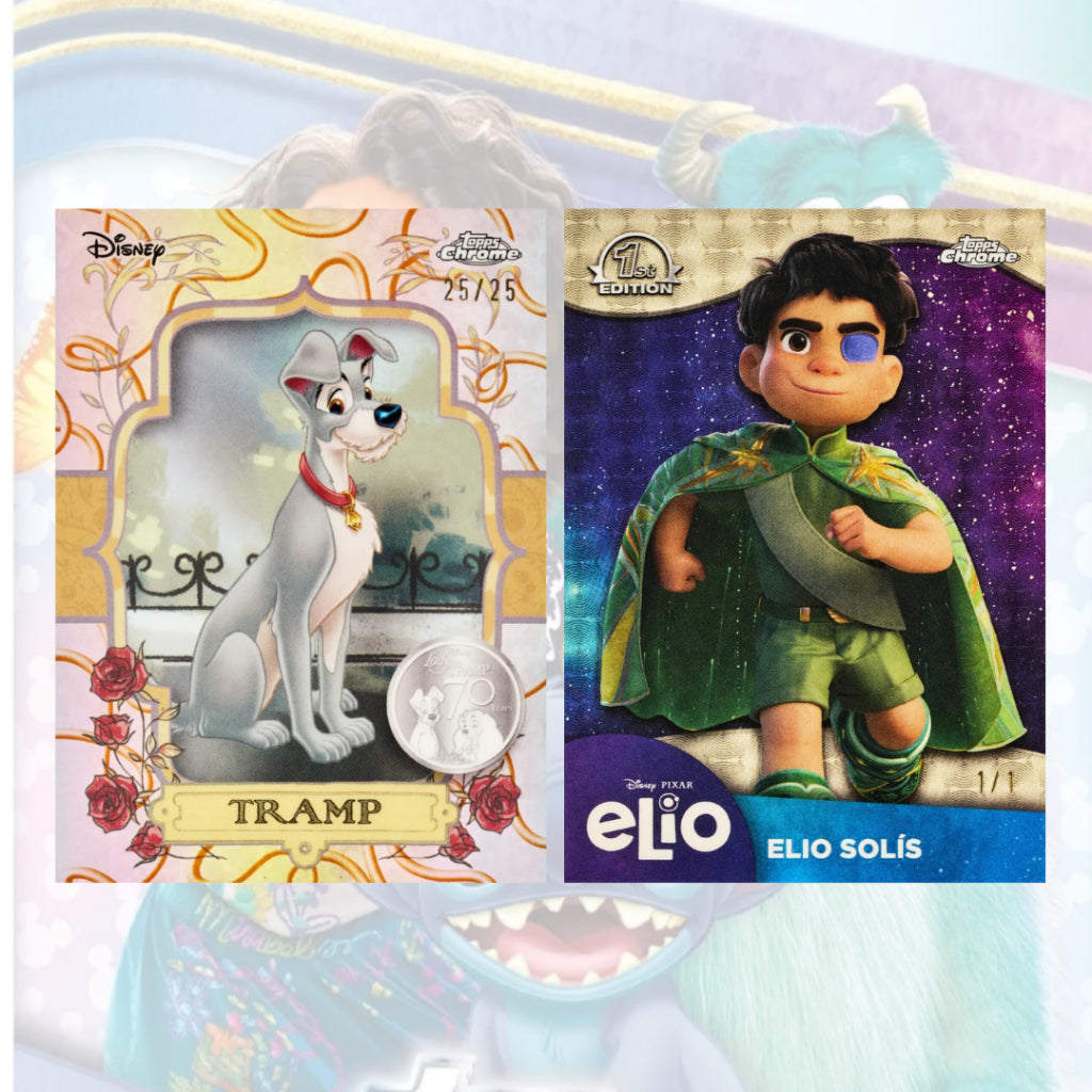 พร้อมส่ง! แยกซอง การ์ดสะสม 2025 Topps Chrome Disney รุ่น Value Box