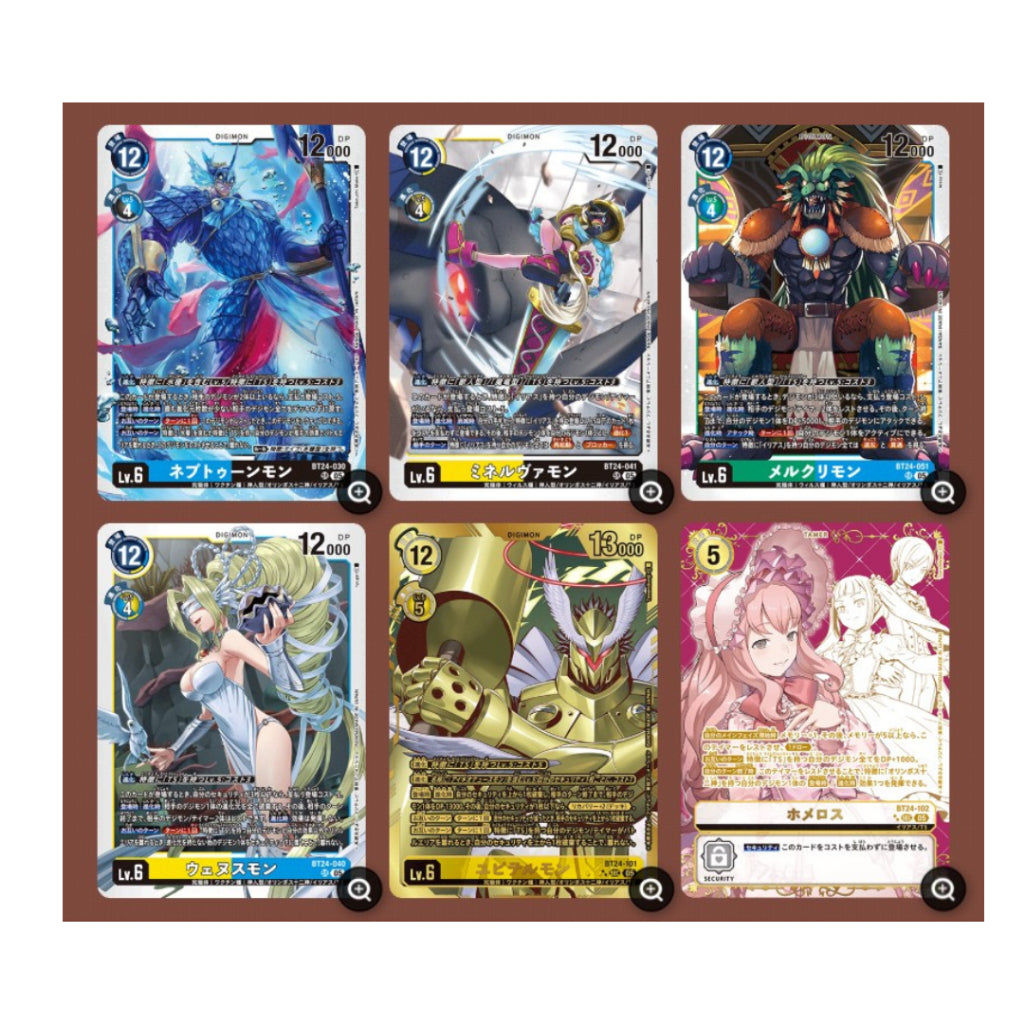[ ยกกล่อง ]  Digimon Card Game BOOSTER BOX [BT24] TIME STRANGER