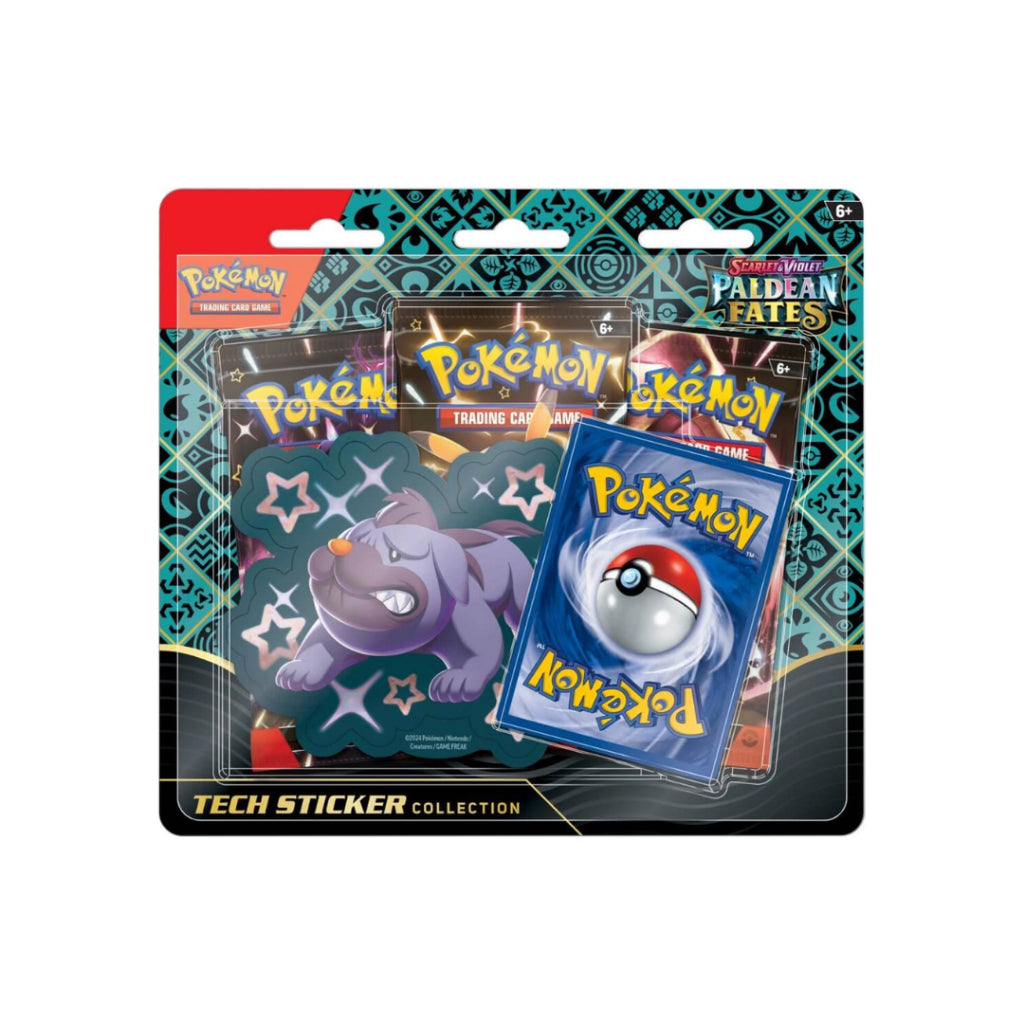 [ แยกแพ็ค ] Pokémon TCG : Scarlet & Violet-Paldean Fates Tech Sticker Collection (p3)